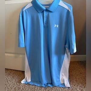 Mens Under Armour Loose Fit Heat Gear Polo